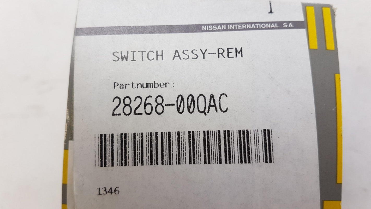 Original OE NISSAN Wegfahrsperre Ringschloss 2826800QAC