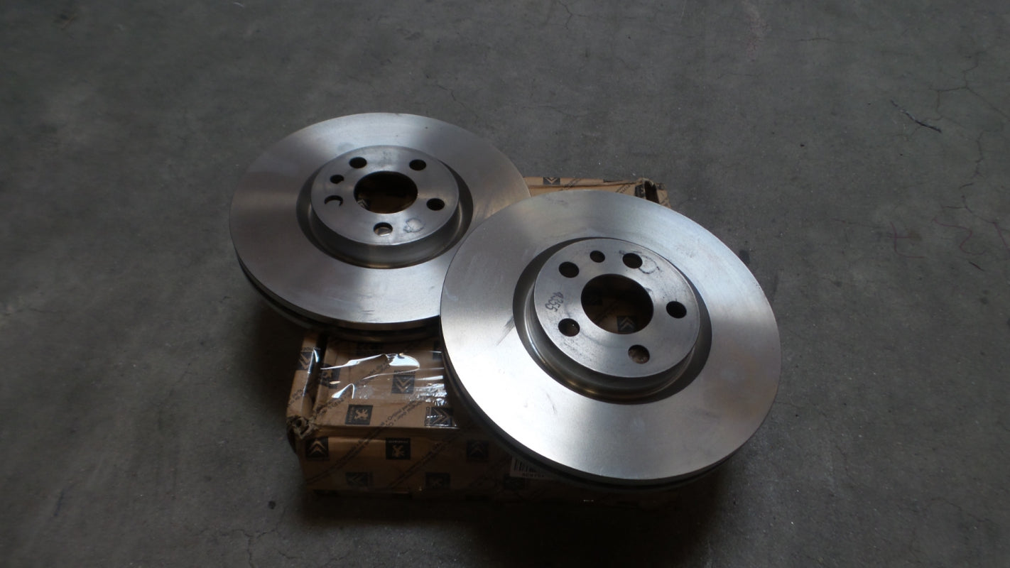 Original PEUGEOT 807 CITROEN C8 Jumpy Bremsscheibensatz (2 stück) vorne 4249E1