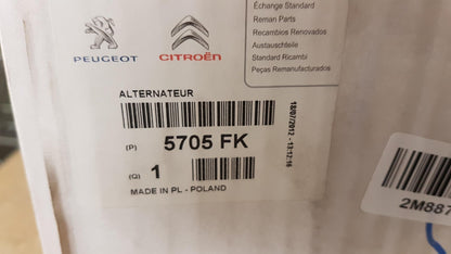 Original OE Peugeot Lichtmaschine 5705FK