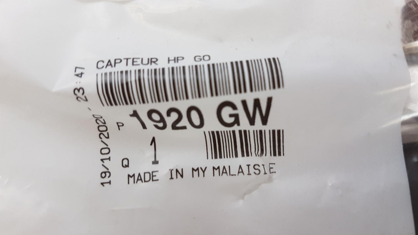 Original OE Peugeot Kraftstoffdruck Sensor 1920GW