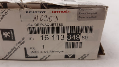 Original PEUGEOT CITROEN C5 C6 PEUGEOT 407 607 Bremsbeläge vorne 1611334980