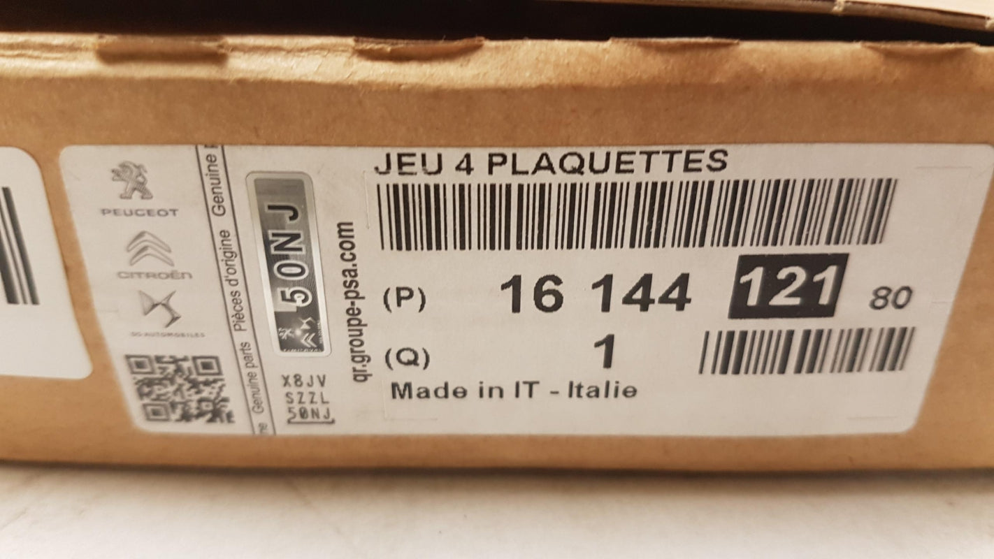 Original OE Peugeot Bremsbeläge 1614412180