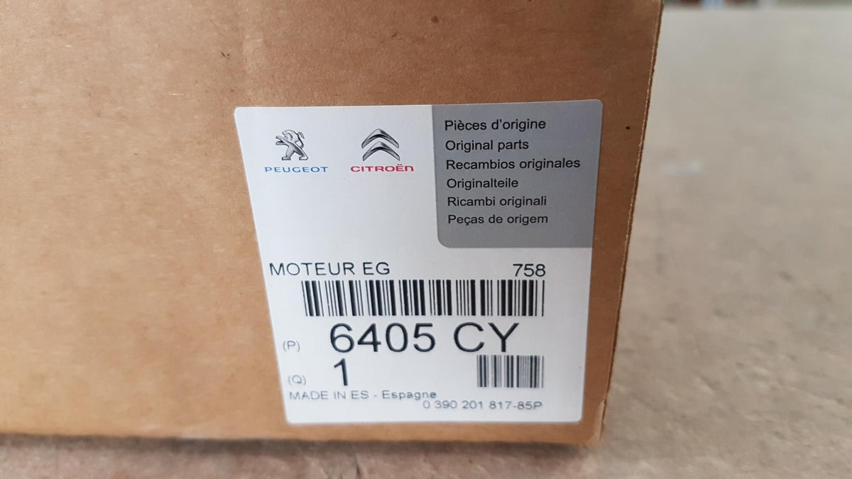 Original CITROEN C4 Picasso Heckwischermotor 6405CY