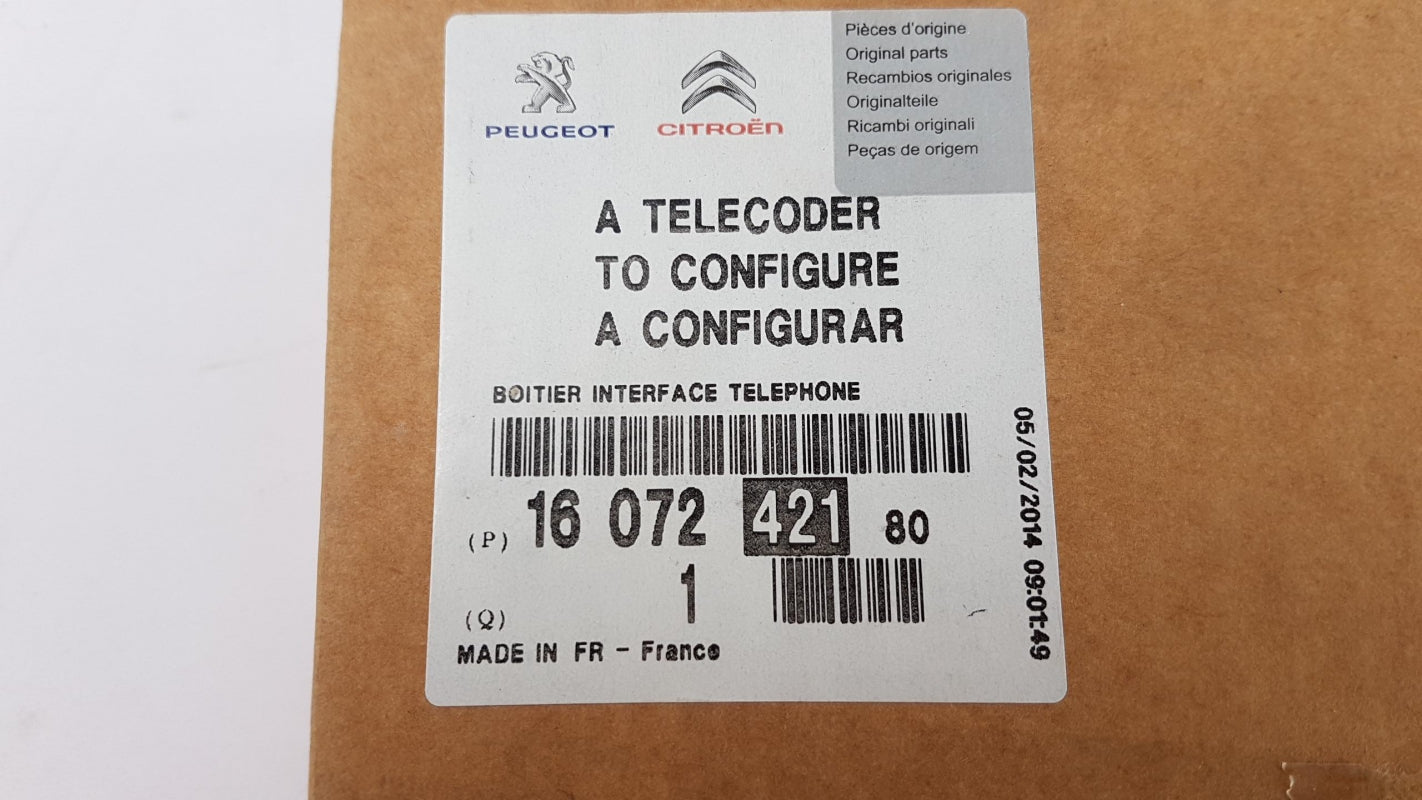 Original PEUGEOT 207 1007 5008 Bluetooth-Modul 1607242180
