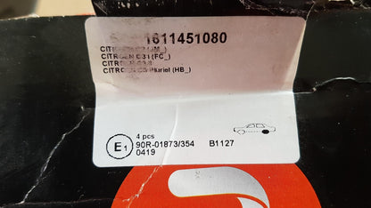 Original OE Peugeot Bremsbackensatz 1611451080