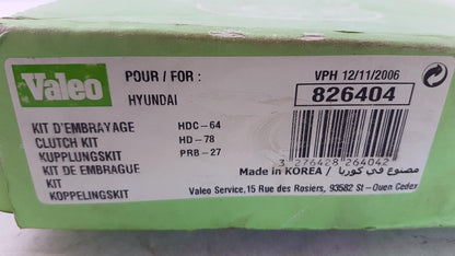 VALEO für HYUNDAI Accent Kupplungssatz 826404