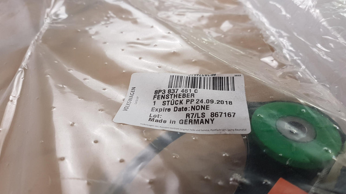 Original OE Volkswagen Fensterheber 8P3837461C