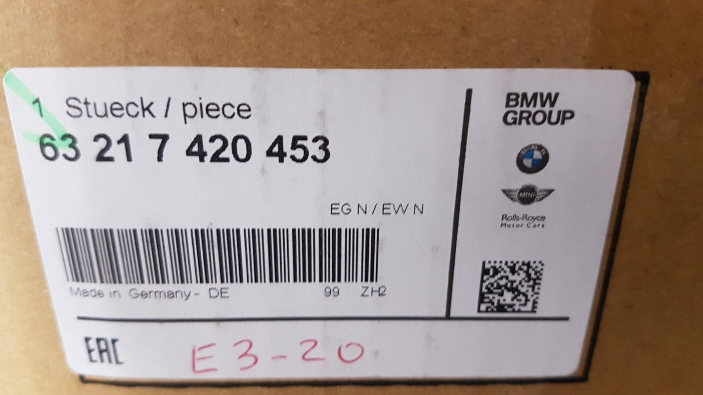 Original BMW 3er G20 G21 G28 Heckleuchte Heckklappe Links 63217420453
