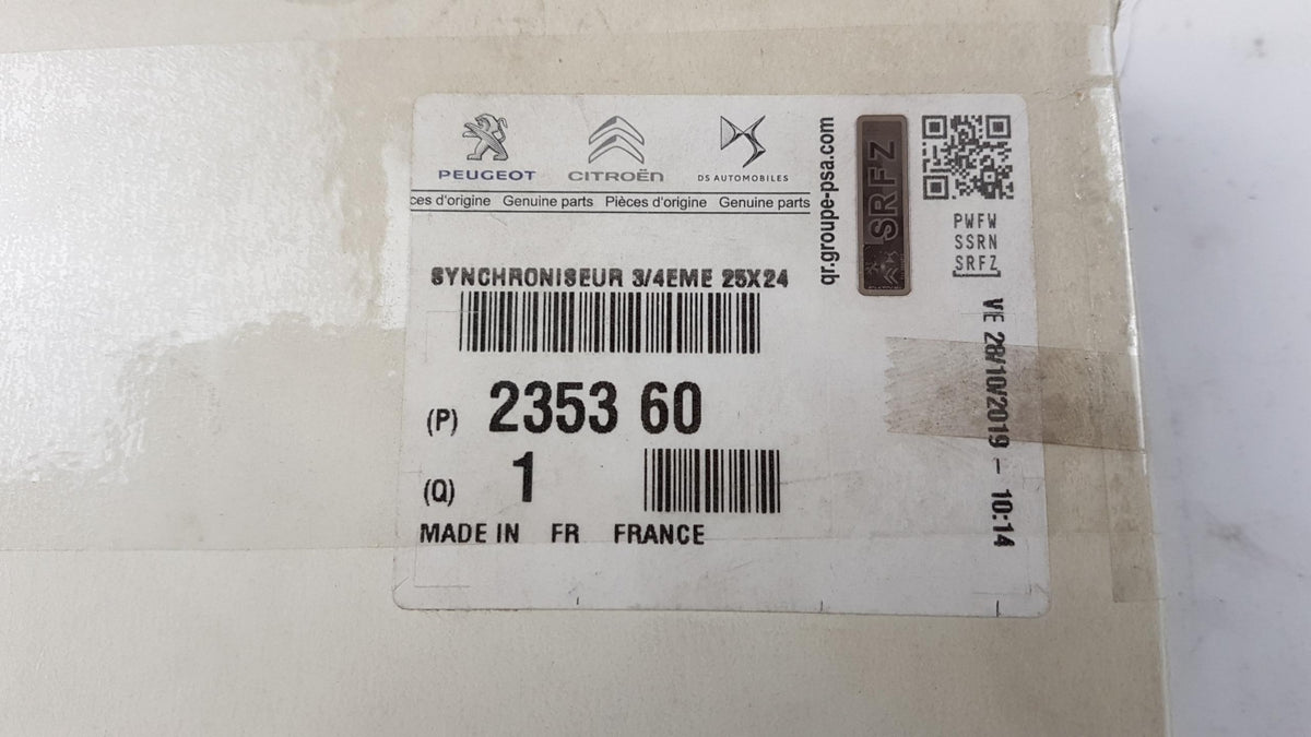 Original PEUGEOT 205 208 301 CITROEN Berlingo 1.6HDi Synchronizer 25X24 235360
