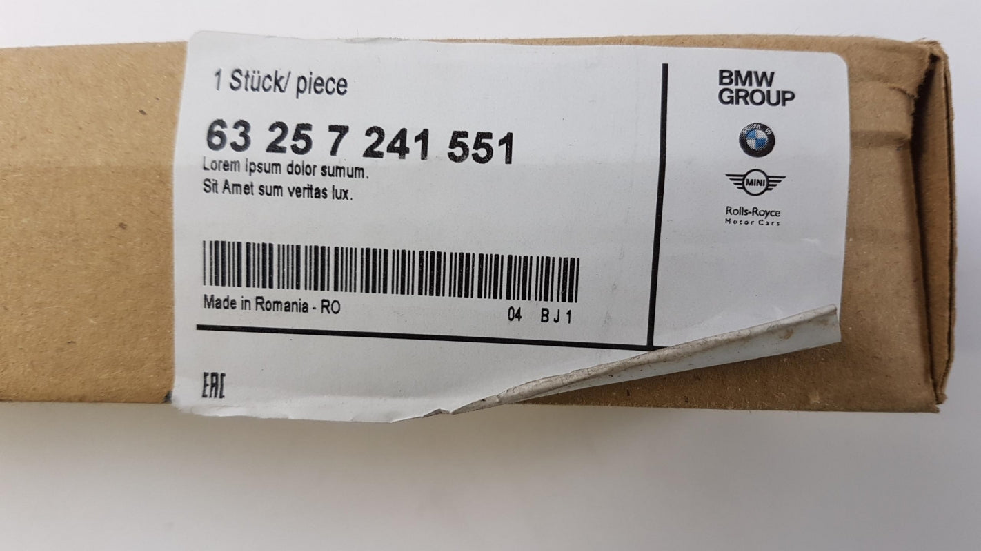 Original BMW 1' F20 F21 Zusatzbremsleuchte 63257241551