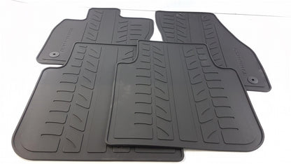 Original SEAT Tarraco Gummi Fußmattensatz Schwarz (4 Stück) 5FJ061500041