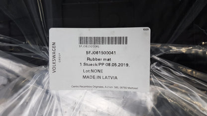 Original SEAT Tarraco Gummi Fußmattensatz Schwarz (4 Stück) 5FJ061500041