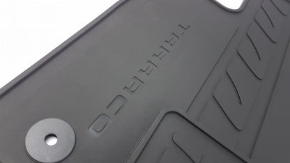 Original SEAT Tarraco Gummi Fußmattensatz Schwarz (4 Stück) 5FJ061500041
