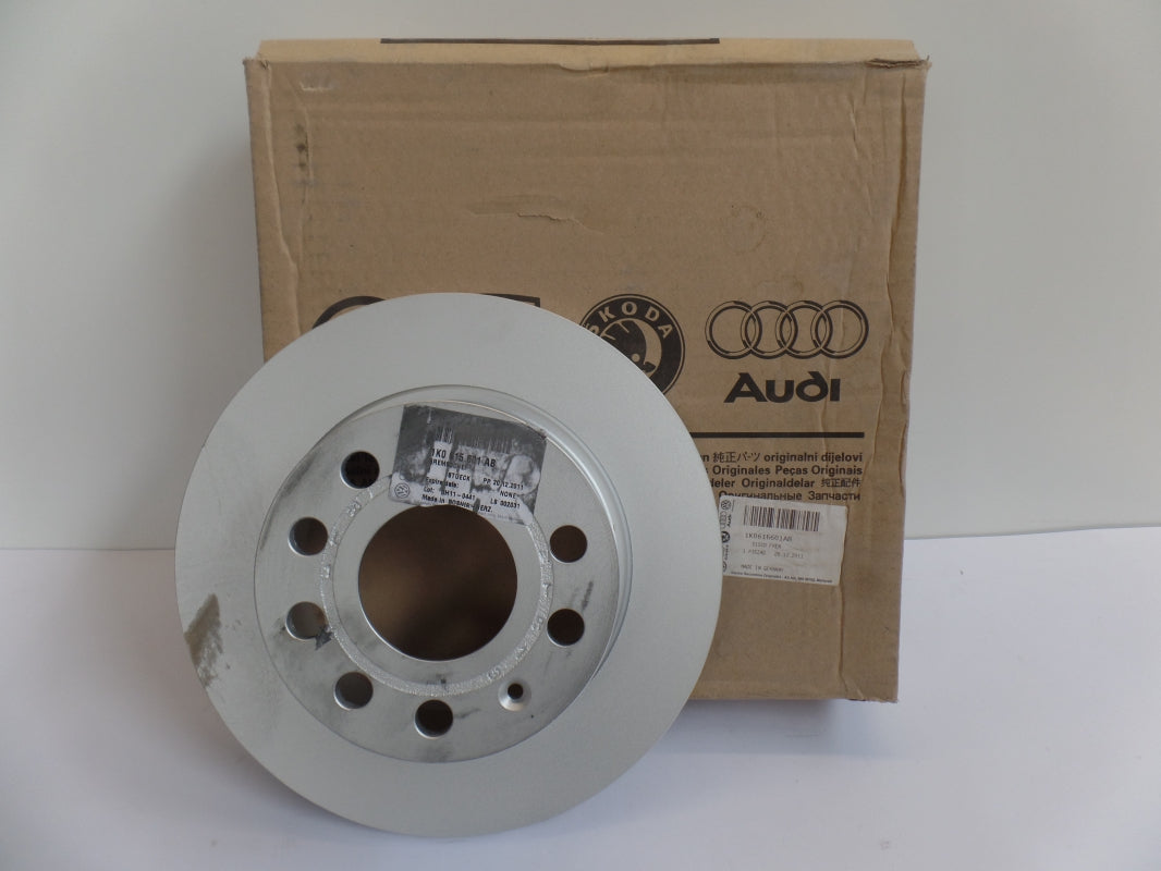Original AUDI A3 VW Caddy Jetta SEAT Altea Leon Bremsscheibe hinten 1K0615601AB