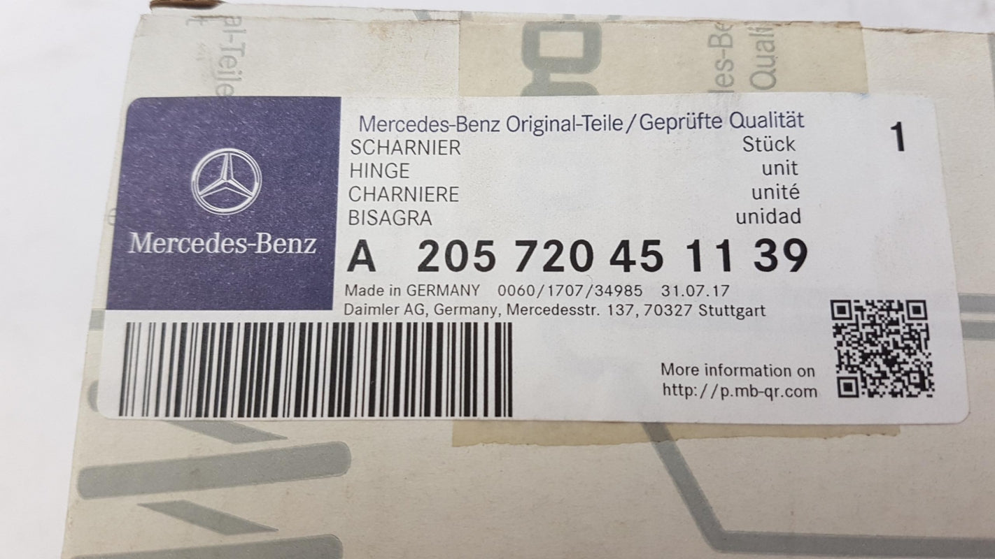 Original OE MERCEDES-BENZ Türscharnier A205720451139