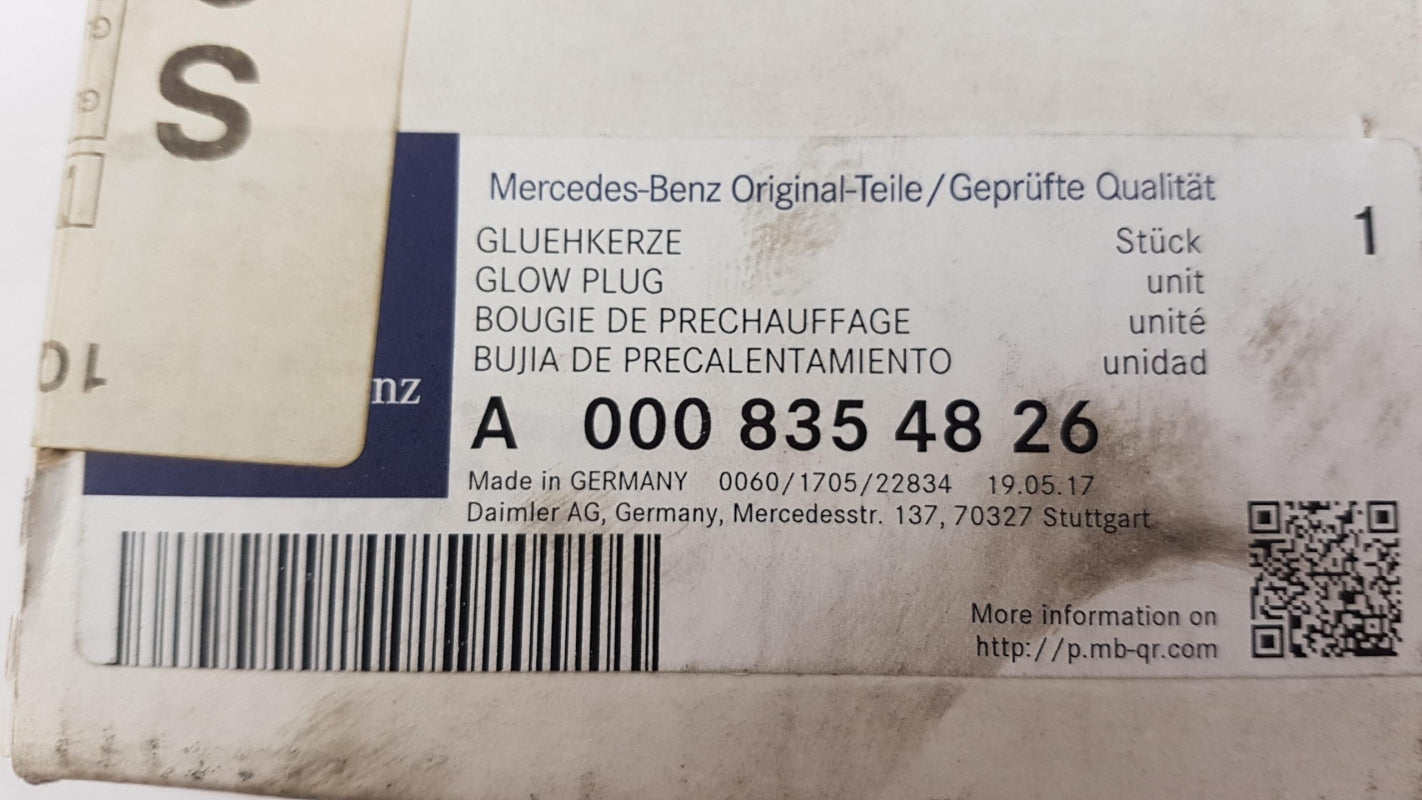 Original OE MERCEDES-BENZ Glühkerze A0008354826