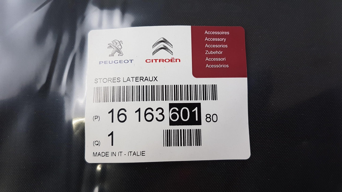 Original PEUGEOT 5008 SUV (P87) Sonnenschutz-Pads  (4 Stück) 1616360180