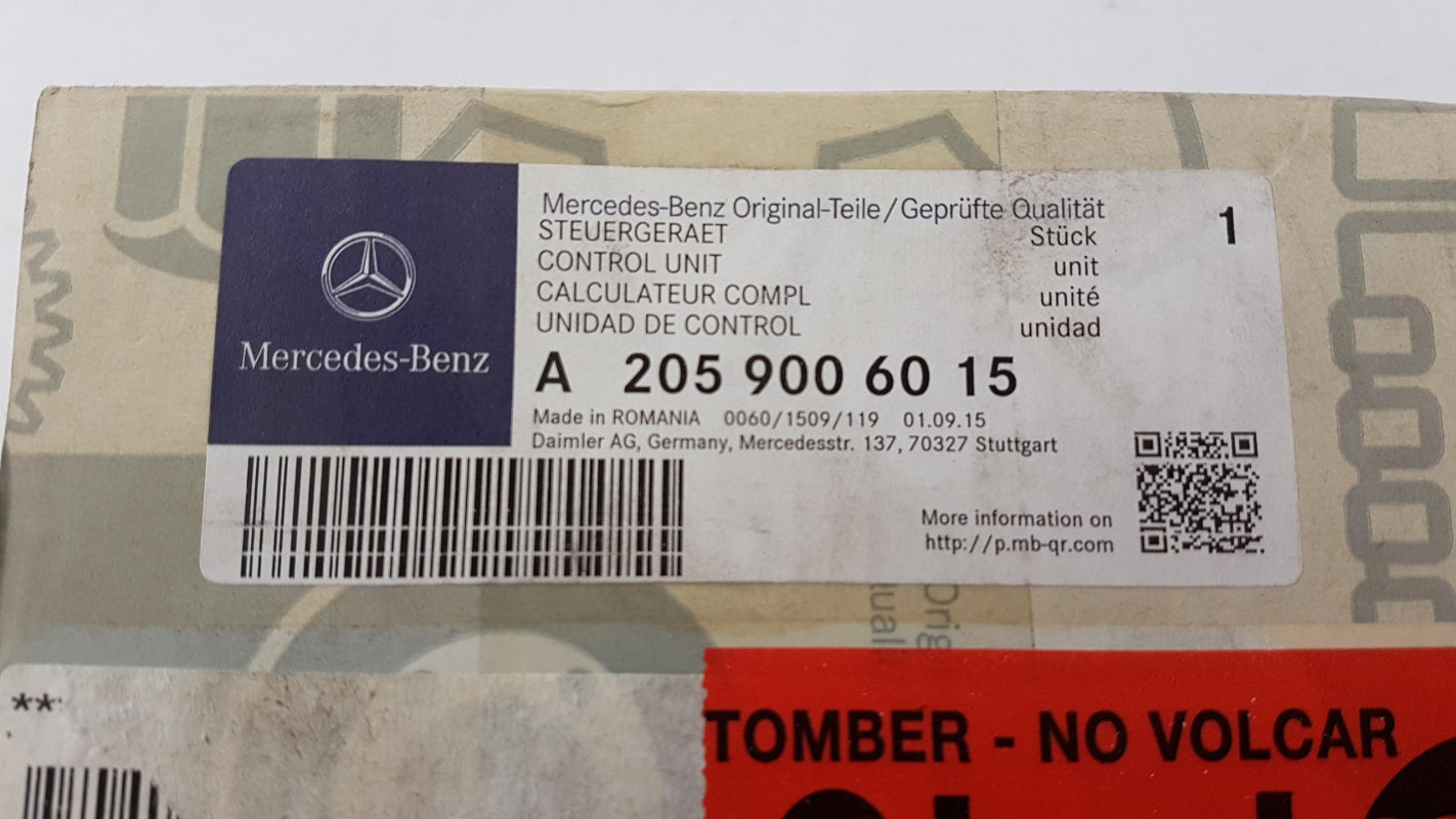 Original MERCEDES-BENZ GLC X253 Schalterblock Audio/Comand A2059006015