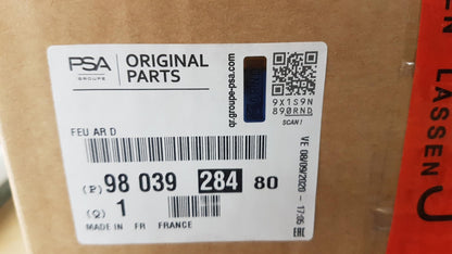 Original OE Peugeot Heckleuchte 9803928480