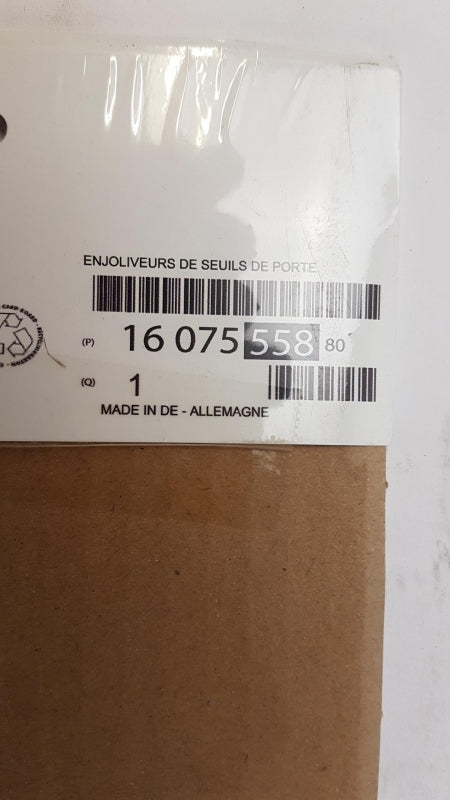 Original PEUGEOT 4008 206 Einstiegsleistensatz (2 Stück) Aluminium 1607555880