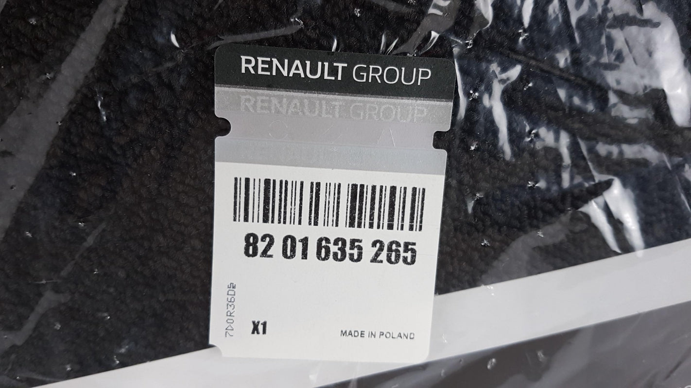 Original RENAULT Scénic IV 2016 > Fußmattensatz 4 Stück 8201635265