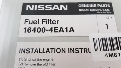 Original NISSAN Qashqai II X-Trail T32 Kraftstofffilter 164004EA1A