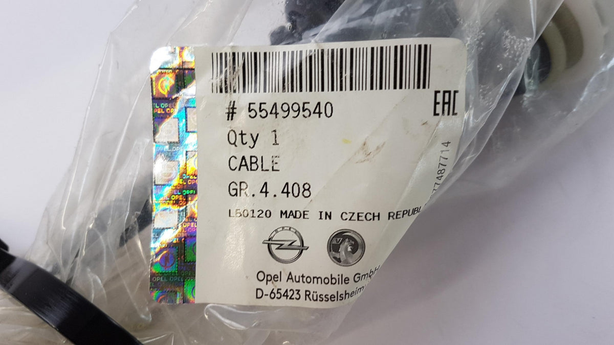 Original OPEL Zafira-C Schaltgetriebe Seilzug 55499540