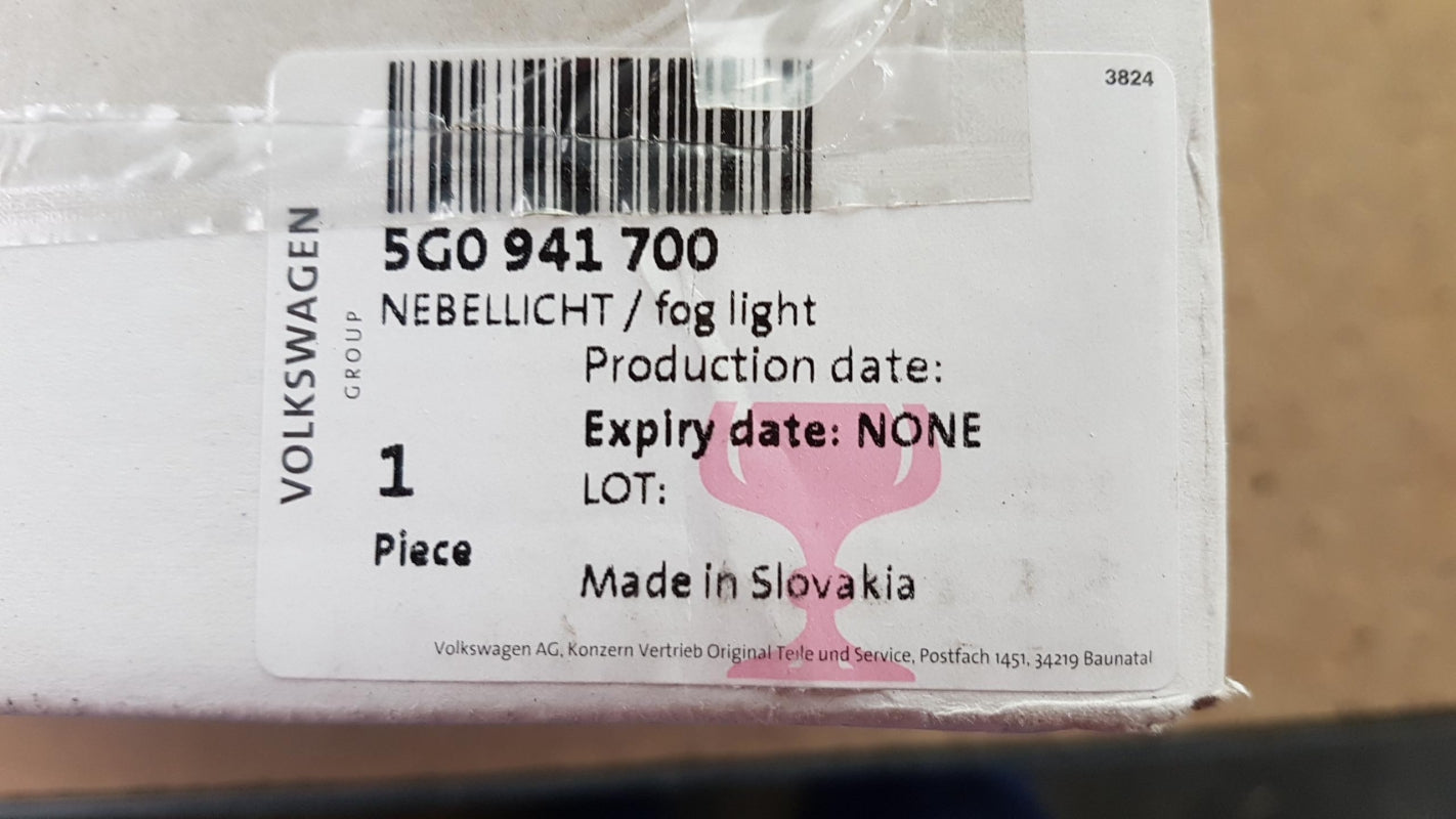 Original VW Golf VII (5G) Nebelscheinwerfer Vorne Rechts 5G0941700