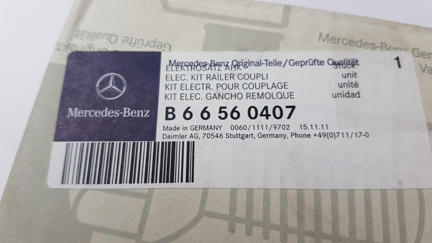 Original OE MERCEDES-BENZ Anhängerkupplung Elektrosatz B66560407