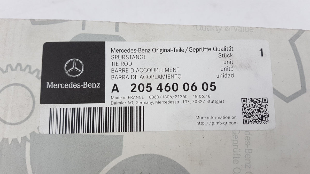 Original OE MERCEDES-BENZ Spurstangenkopf A2054600605