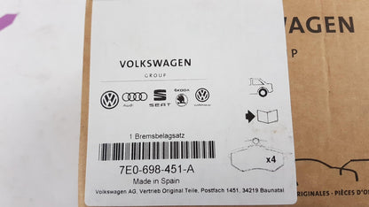 Original OE Volkswagen Bremsbeläge 7E0698451A