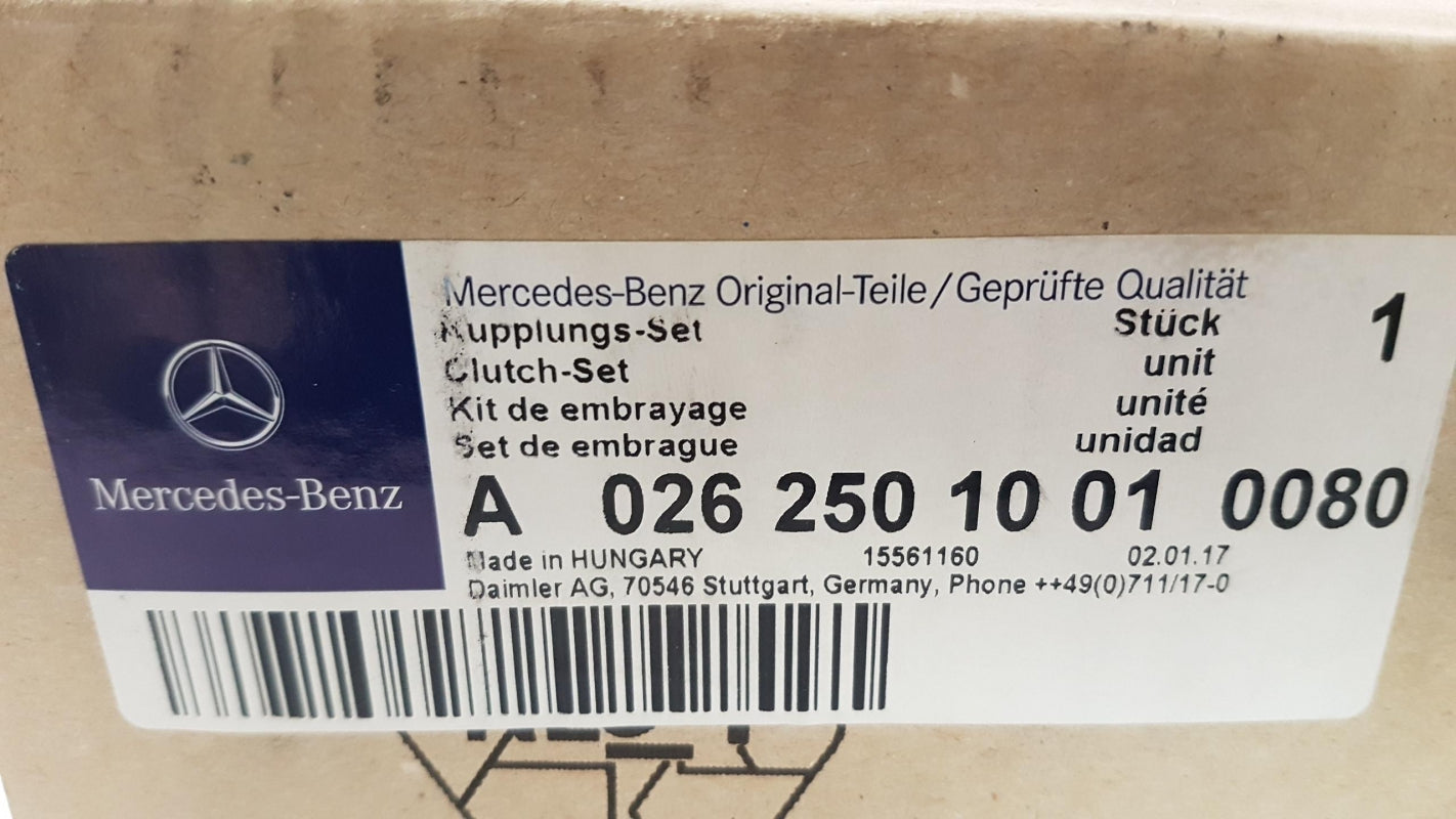 Original OE MERCEDES-BENZ Kupplungssatz A026250100180