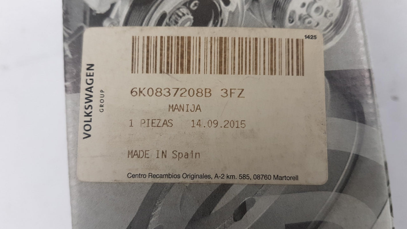 Original OE Volkswagen Türgriff 6K0837208B3FZ