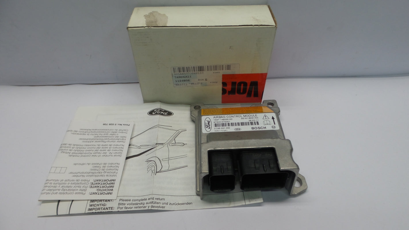 Original FORD Puma '97-'01 Fiesta '95-'02 Steuergerät für Airbag 1124806