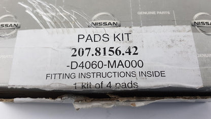 Original OE NISSAN Bremsbeläge D4060MA000