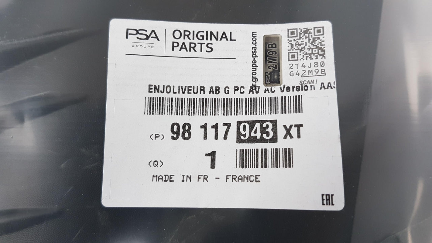 Original OE Peugeot Kühlergitter 98117943XT