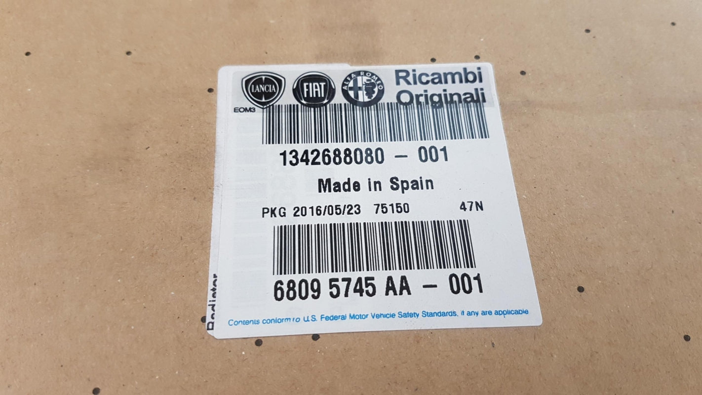 Original FIAT Nuovo Ducato 2006 > Kühler Motorkühlung Wasserkühler 1342688080