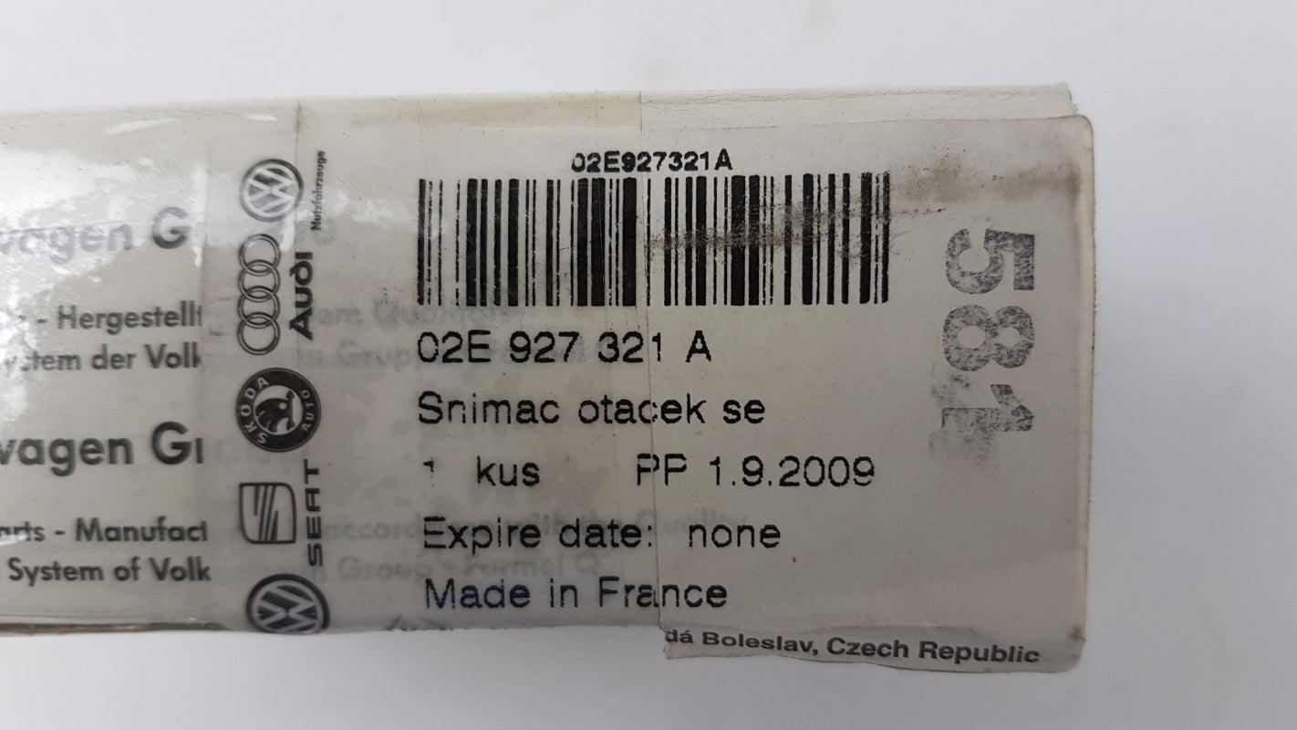 Original OE Volkswagen Sensor Geschwindigkeit/Drehzahl 02E927321A