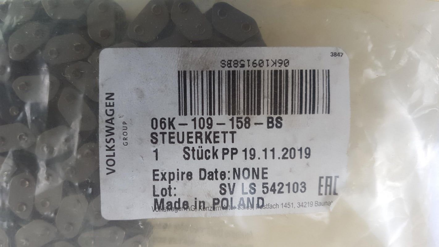 Original OE Volkswagen Steuerkette 06K109158BS