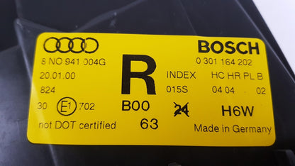 Original AUDI TT (1999-2002) Frontscheinwerfer Scheinwerfer Rechts 8N0941004G