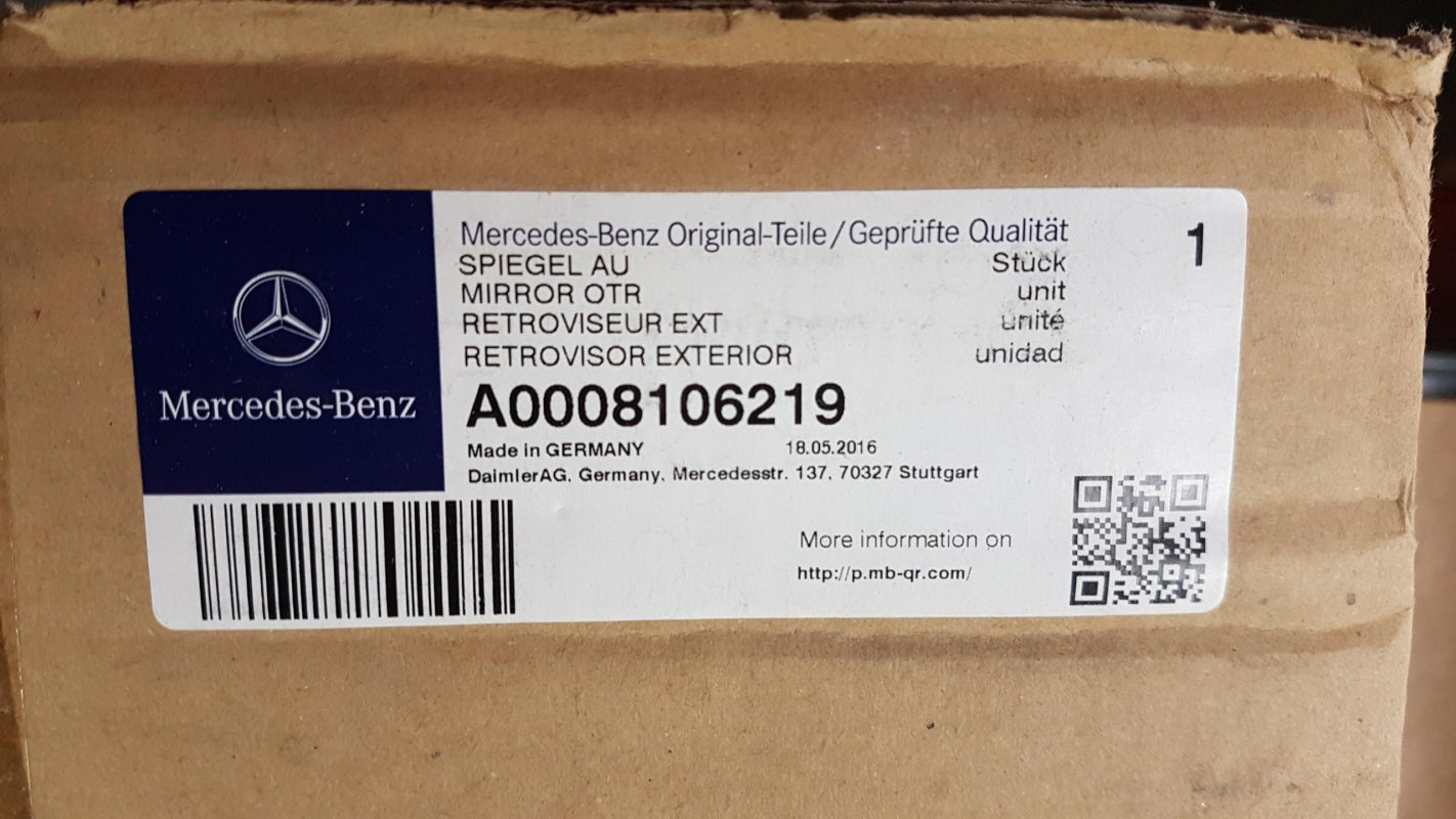 Original OE MERCEDES-BENZ Außenspiegel Halter A0008106219