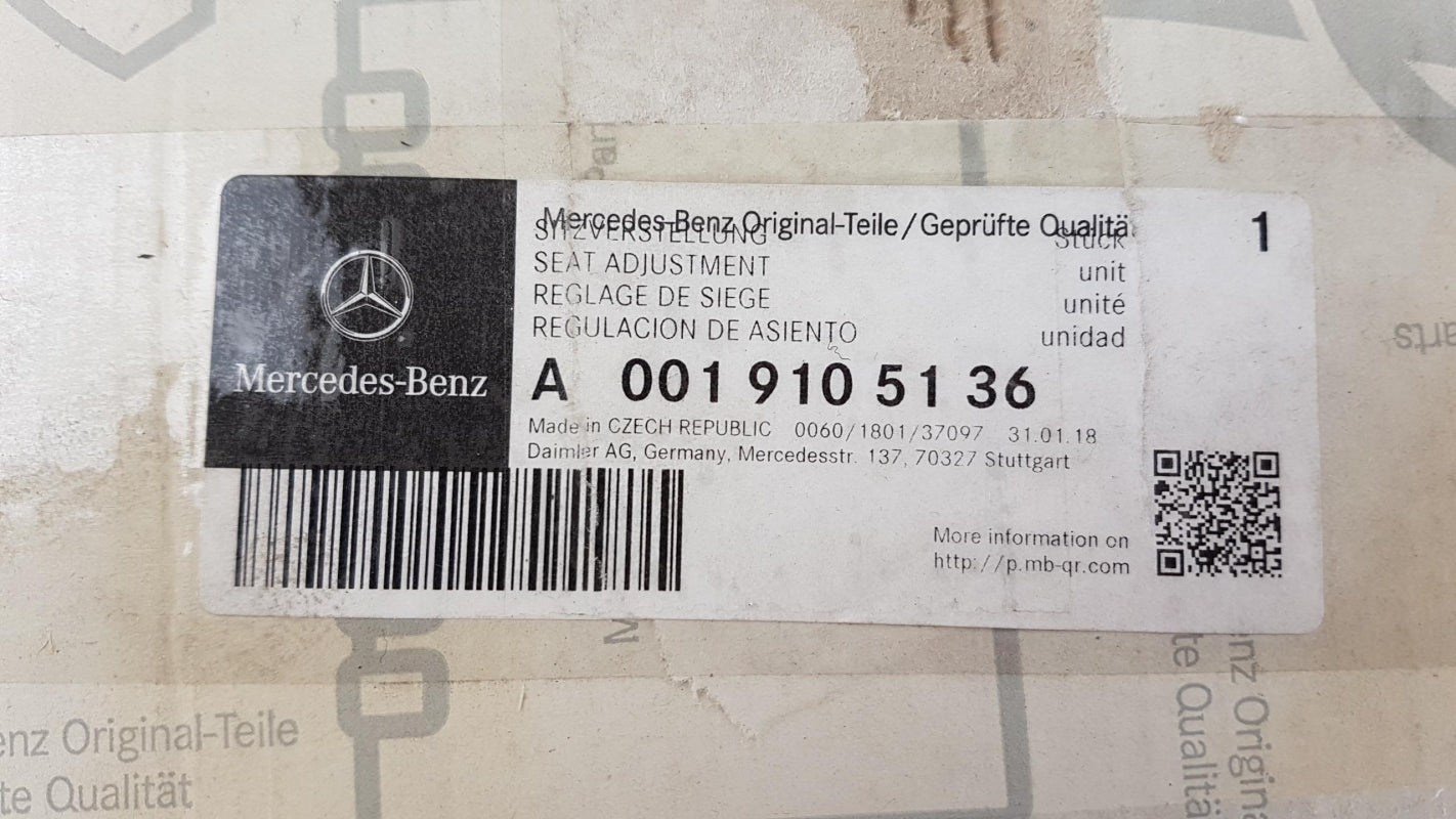 Original OE MERCEDES-BENZ Sitzversteller A0019105136