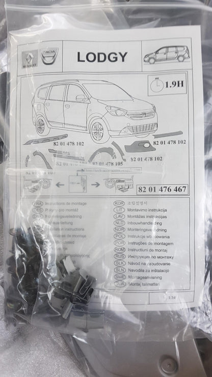 Original RENAULT Lodgy 2012-2015 Zierleisten Satz 8201476467