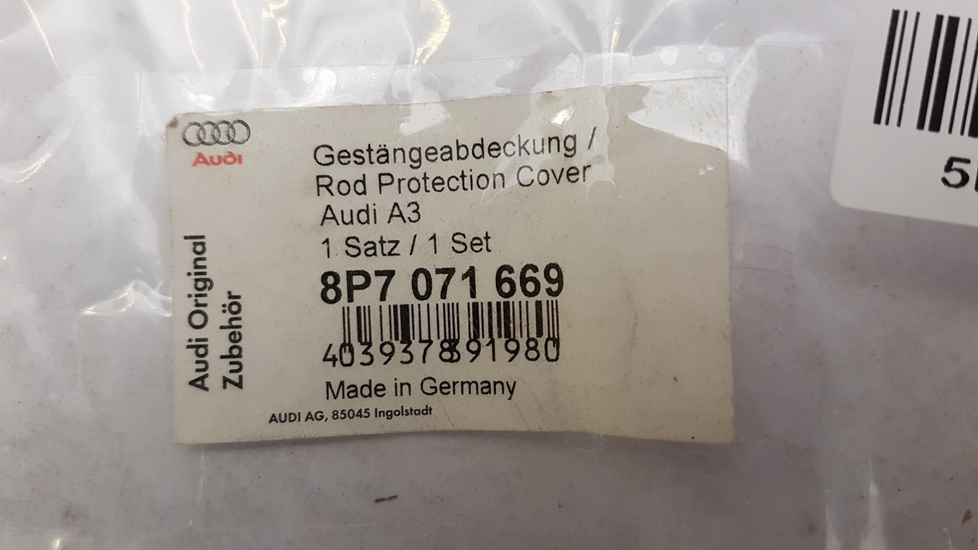 Original AUDI A3 Cabrio '08-'13 Verdeck-Scharnierabdeckung schwarz 8P7071669