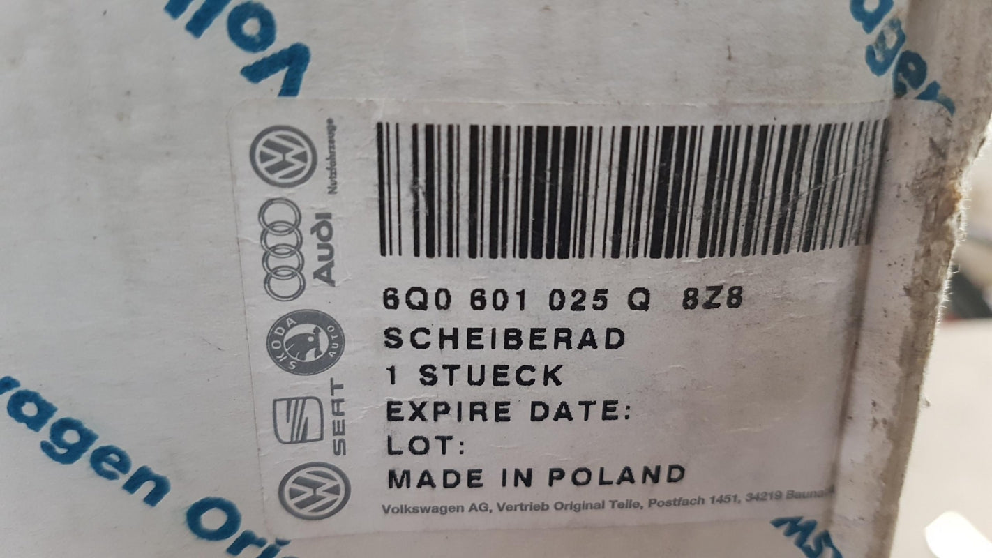 Original VW Polo 9N 2002-2010 Alufelge 6Jx14 ET43 6Q0601025Q8Z8