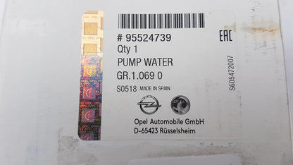 Original OPEL Astra Corsa Insignia Mokka Zafira 1.6 1.8 Wasserpumpe 95524739