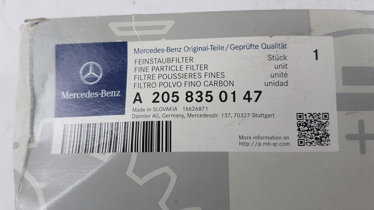 Original OE MERCEDES-BENZ Innenraumfilter A2058350147