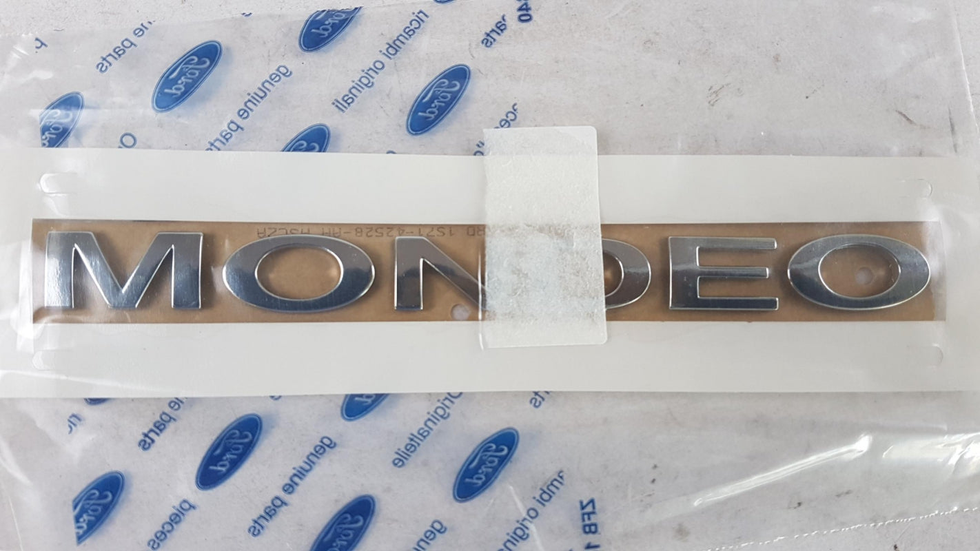 Original FORD Mondeo III IV '00-'14 Emblem Abzeichen Logo MONDEO hinten 1132601