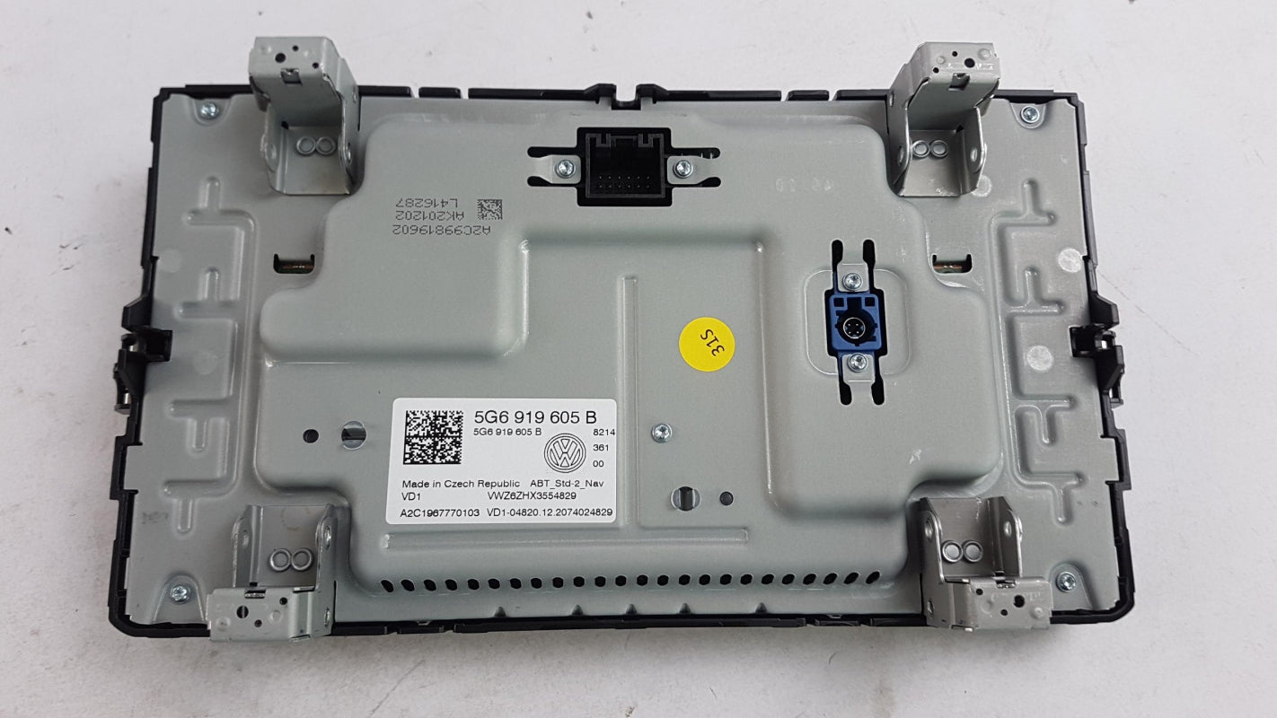 Original VW Tiguan II (AD) Bedieneinheit Multifunktionsdisplay 8 Zoll 5G6919605B