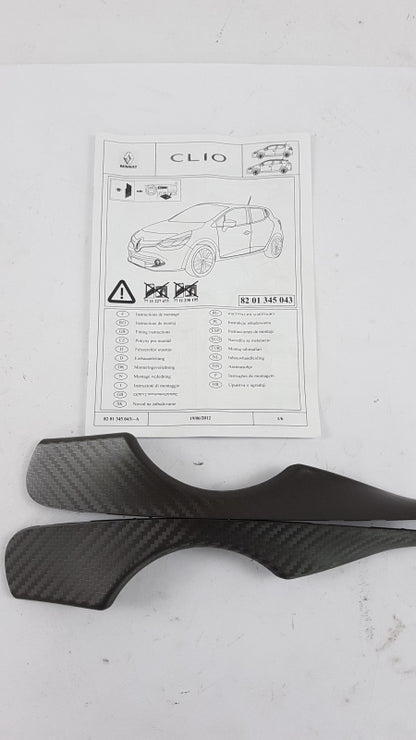 Original RENAULT Clio IV Nebelscheinwerfer Verkleidungsatz karbon L+R 8201345043
